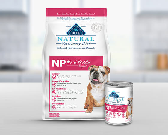 dry dog food bag and wet dog food can product image