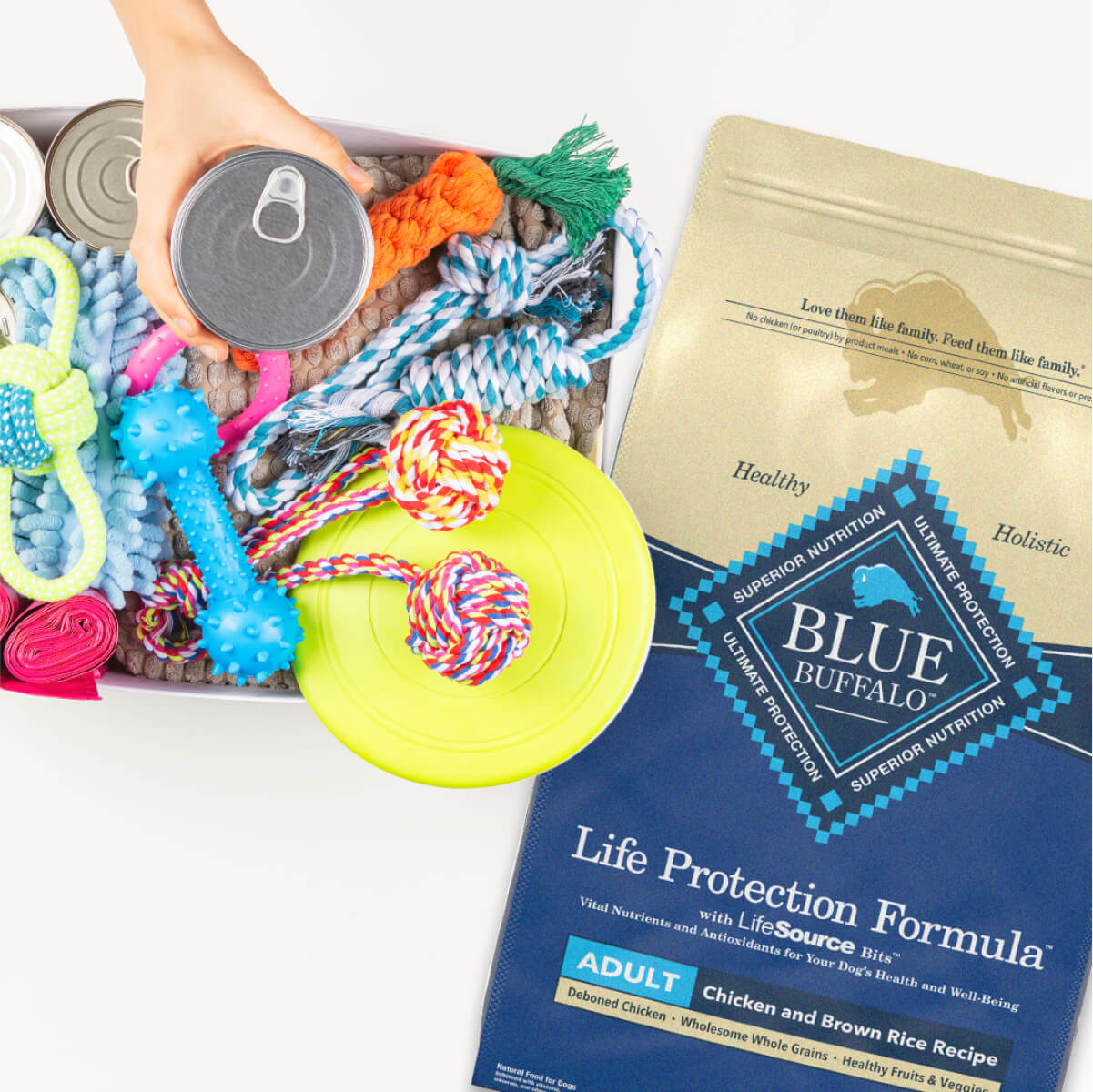Donate materials - Image of Blue Life Protection Formula product pack shot