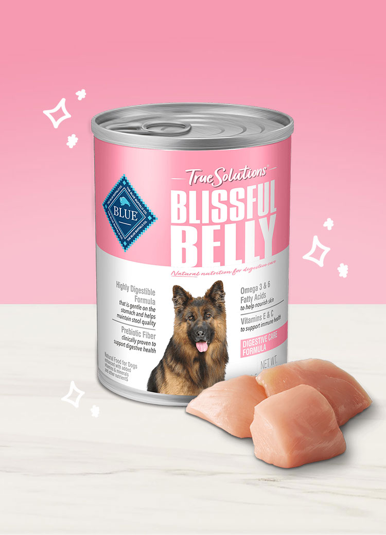 true solutions blissful belly wet dog food