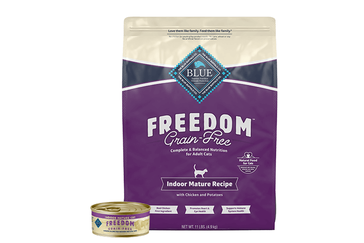 Blue Buffalo Freedom mature cat food