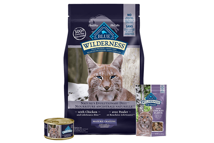 Blue Buffalo Wilderness mature cat food