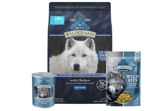 Blue Buffalo Wilderness senior dog food
