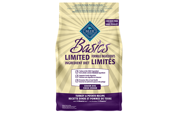 Blue Buffalo Basics senior dog food