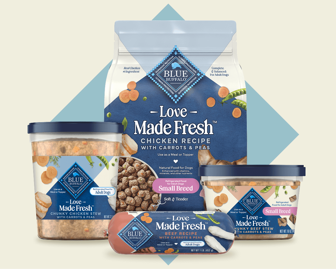 Love Made Fresh dog food products