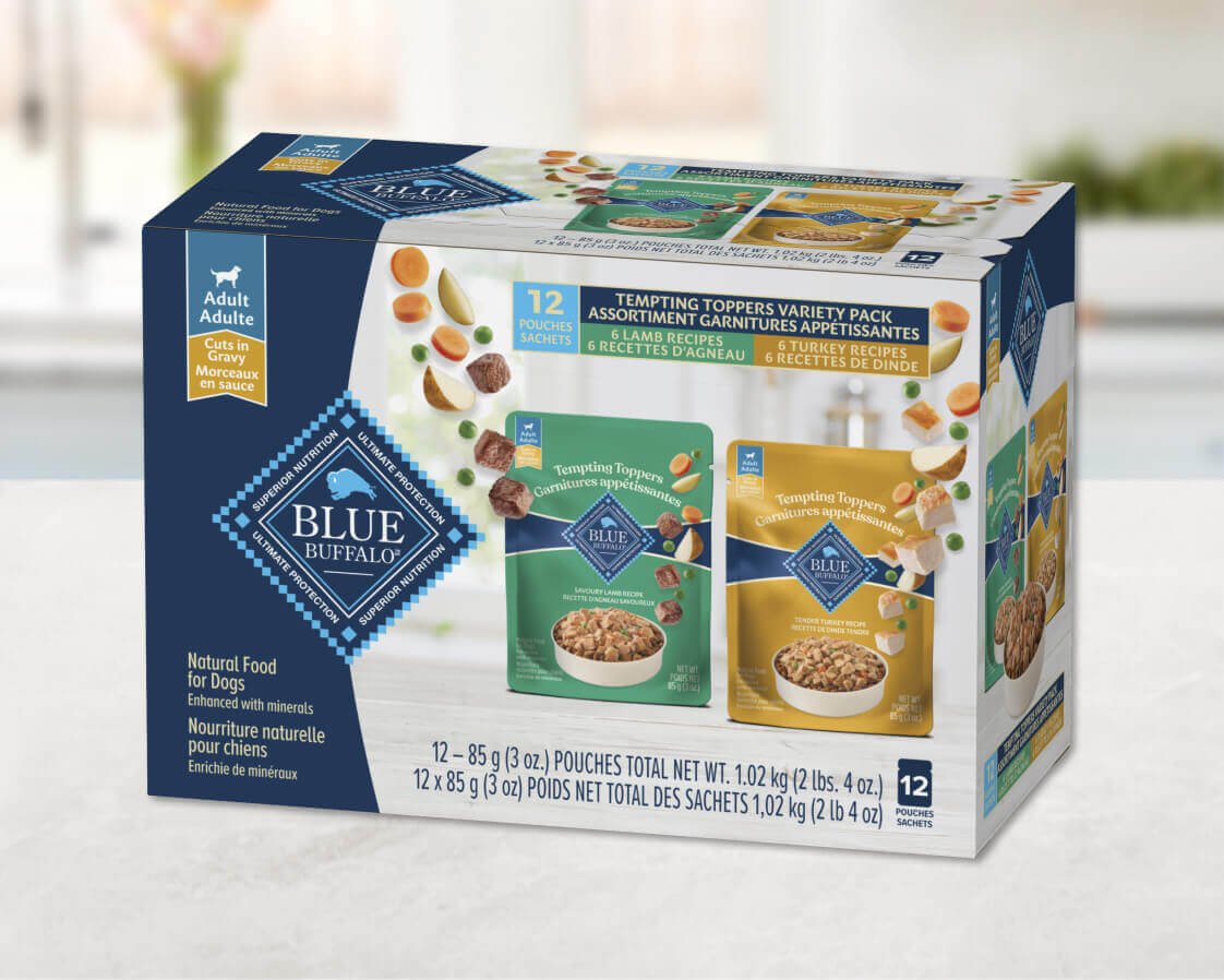 BLUE Tempting Toppers Variety Pack: Lamb Topper and Turkey Topper