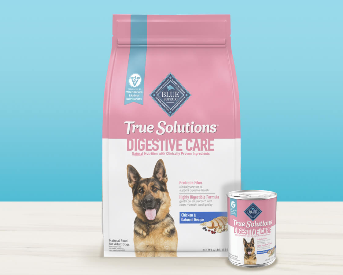 BLUE True Solutions™ Digestive Care Dry and Wet Cat Food