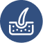 White shopping cart icon with a plus sign and three dots