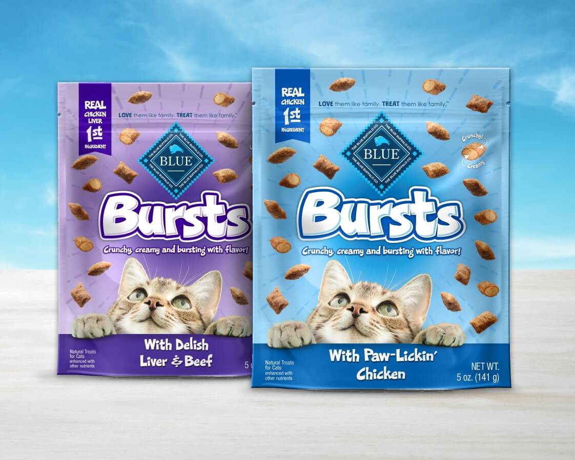 Dual Bursts cat treats