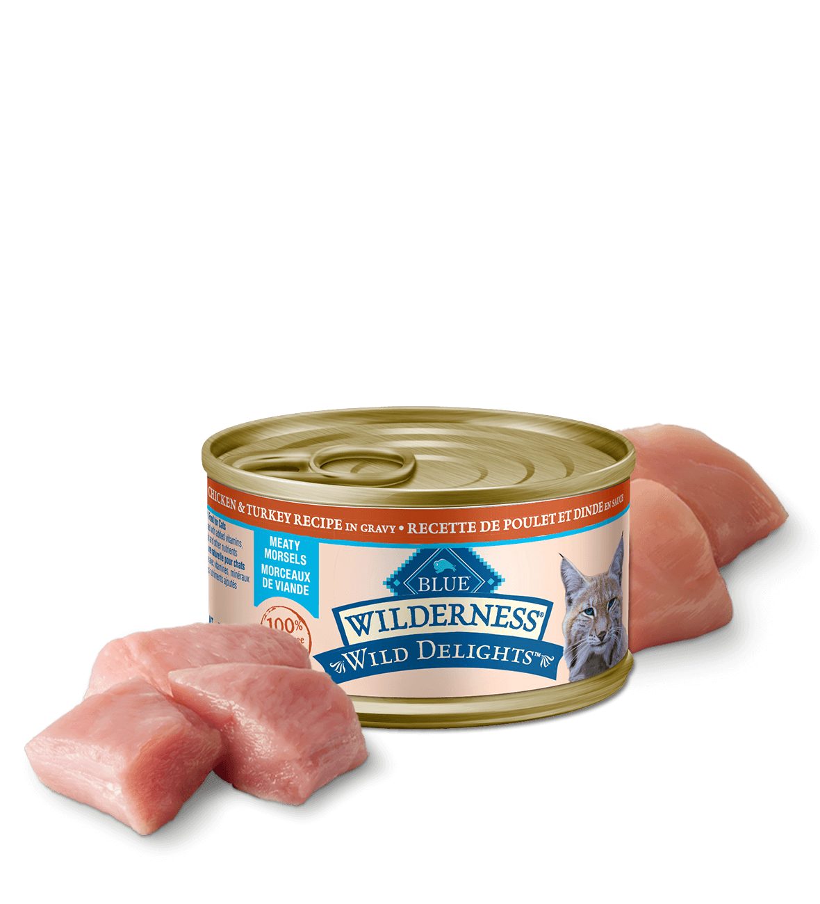 Canada WildDelights chicken and turkey morsels adult wet cat food
