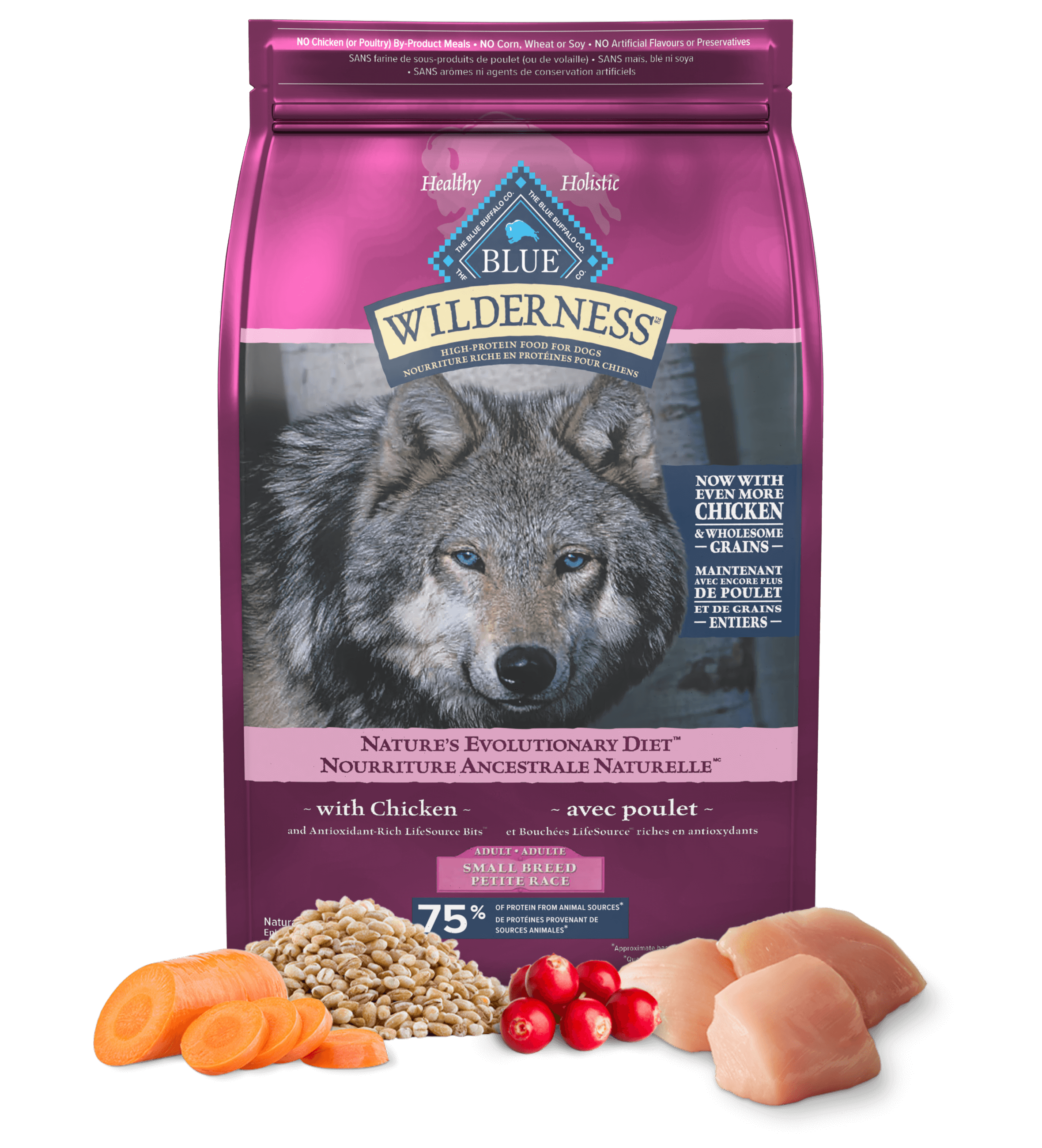Wilderness Small Breed Chicken Adult Dog Food Bag