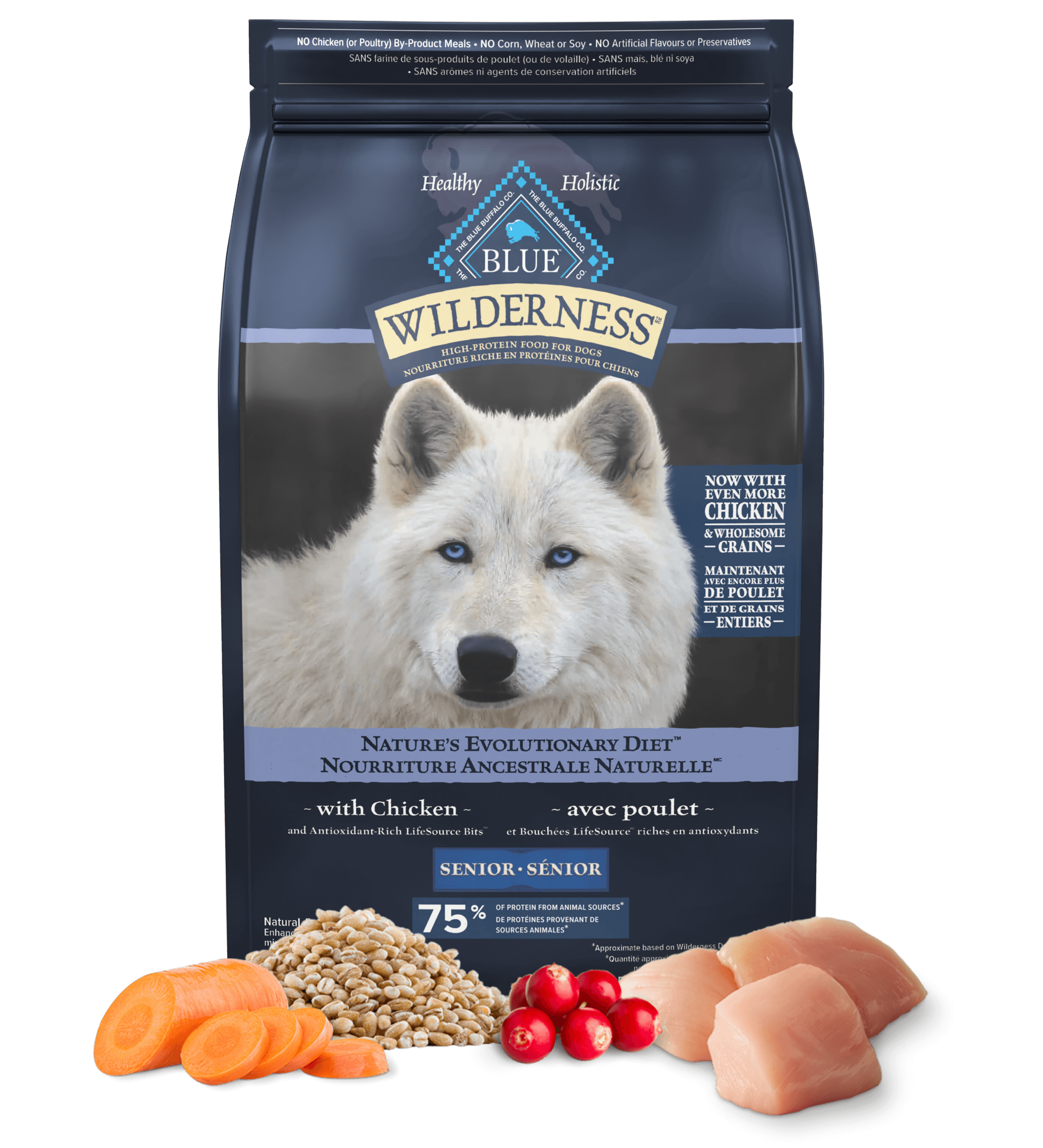 Wilderness Chicken Senior Dog Food Bag