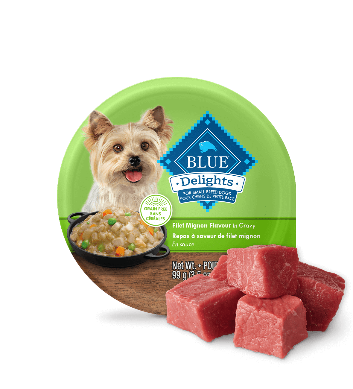 Canada BlueDelights filet gravy wet dog food