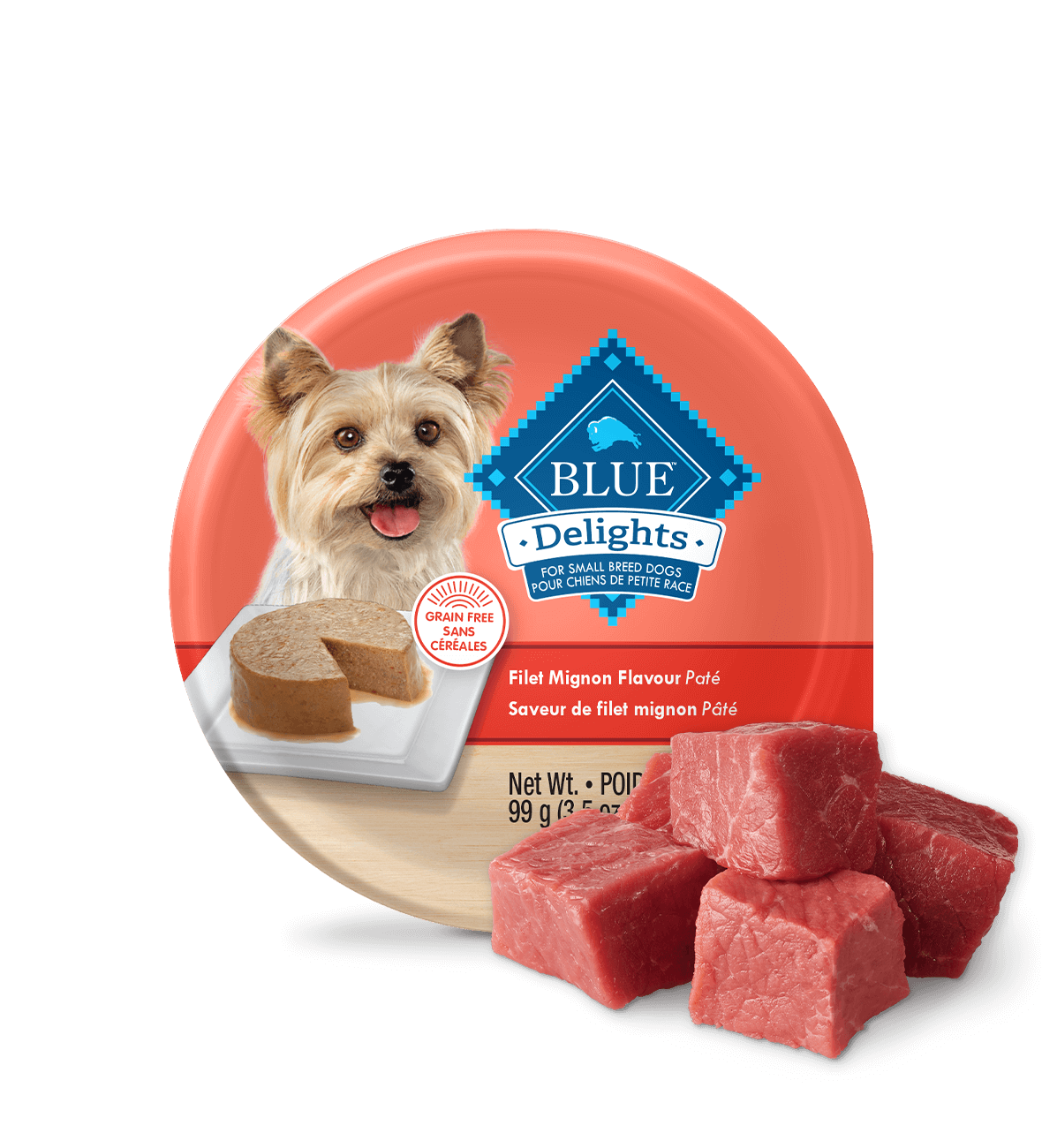 Canada BlueDelights filet pate wet dog food