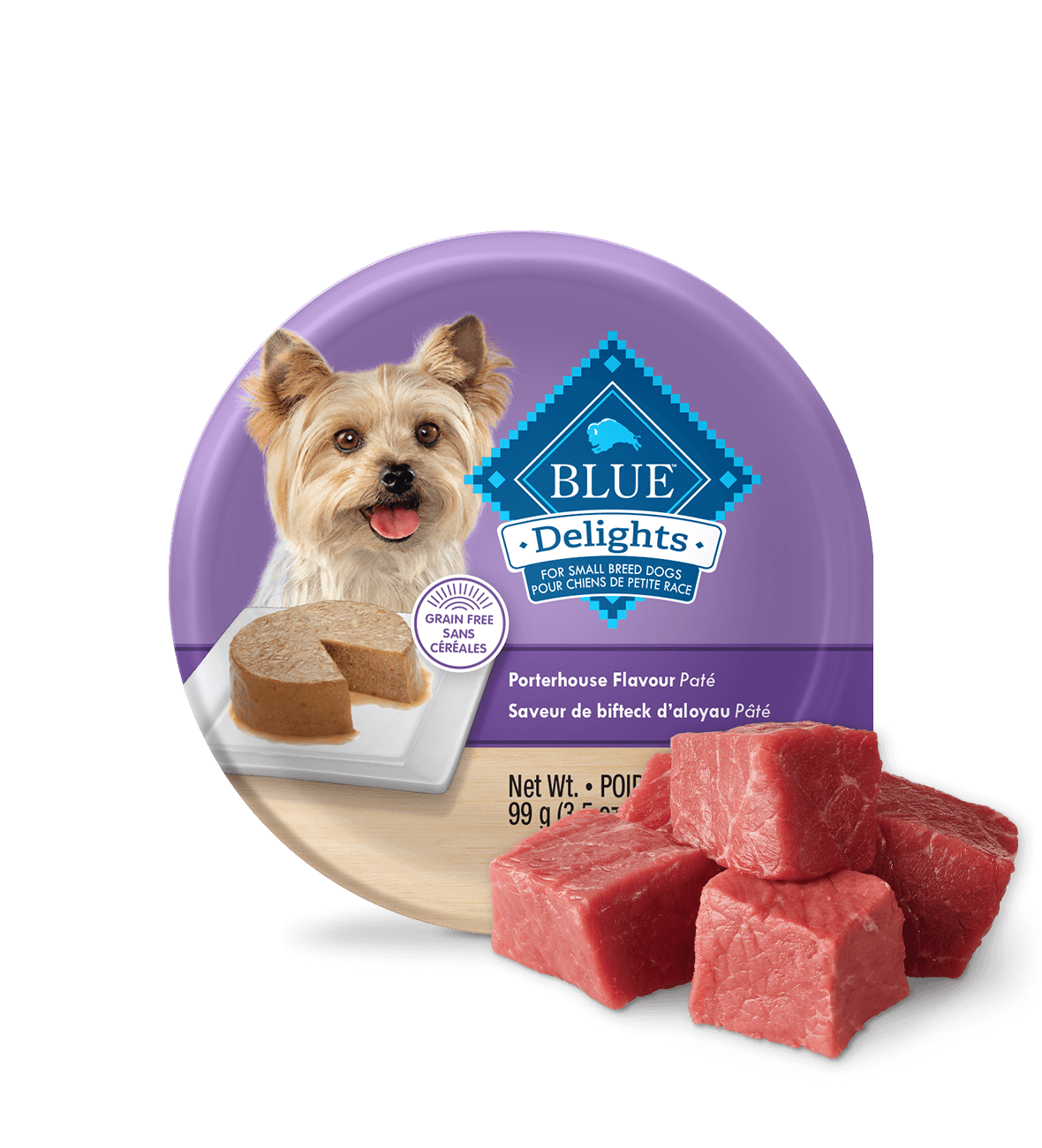 Canada BlueDelights porterhouse pate wet dog food