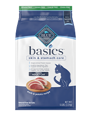 Blue Buffalo Tastefuls Adult Cat Food For Sensitive Stomachs - Natural Chicken Recipe, 7lb Bag