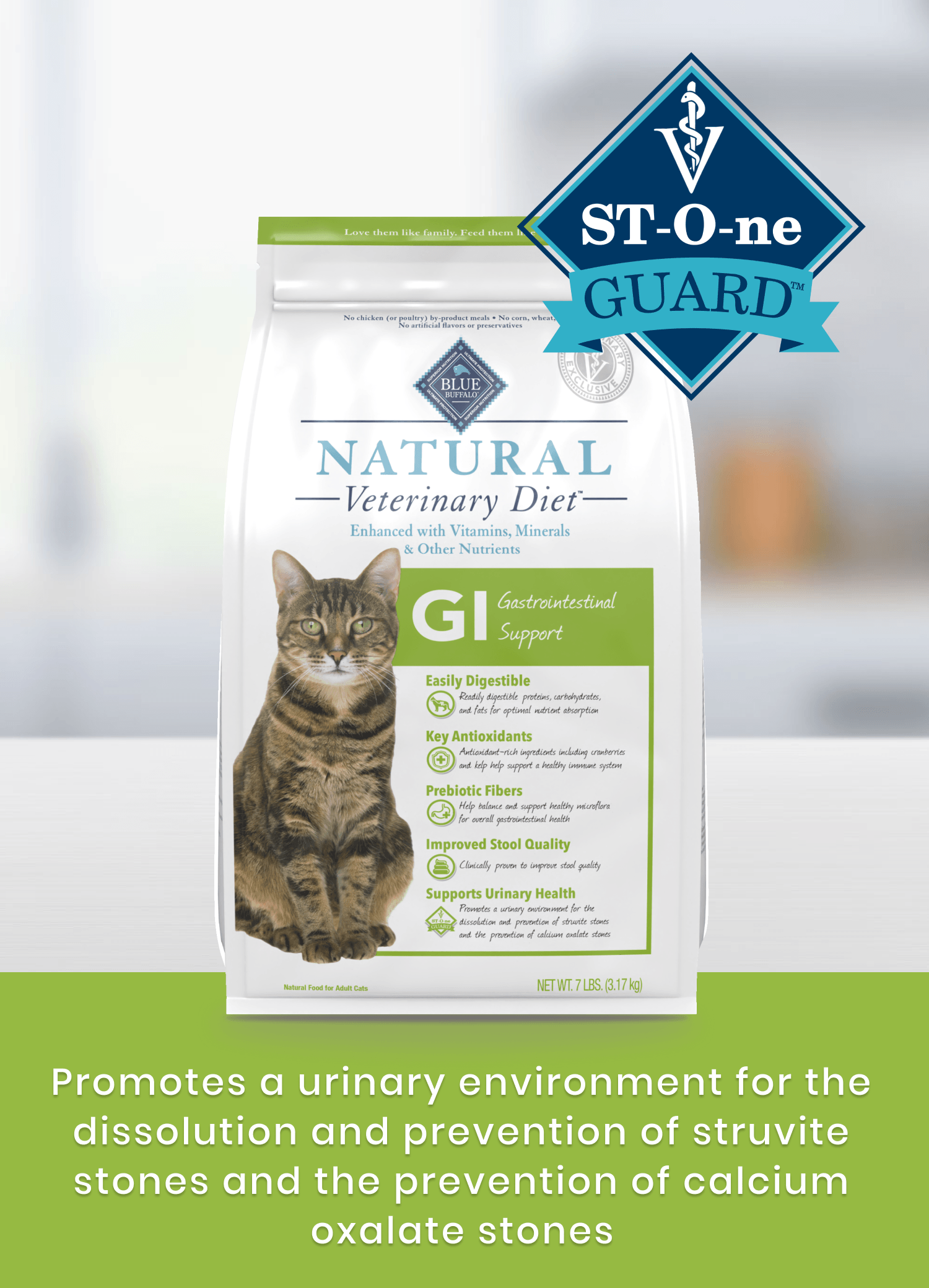 blue natural veterinary diet gi gastrointestinal support cat dry food