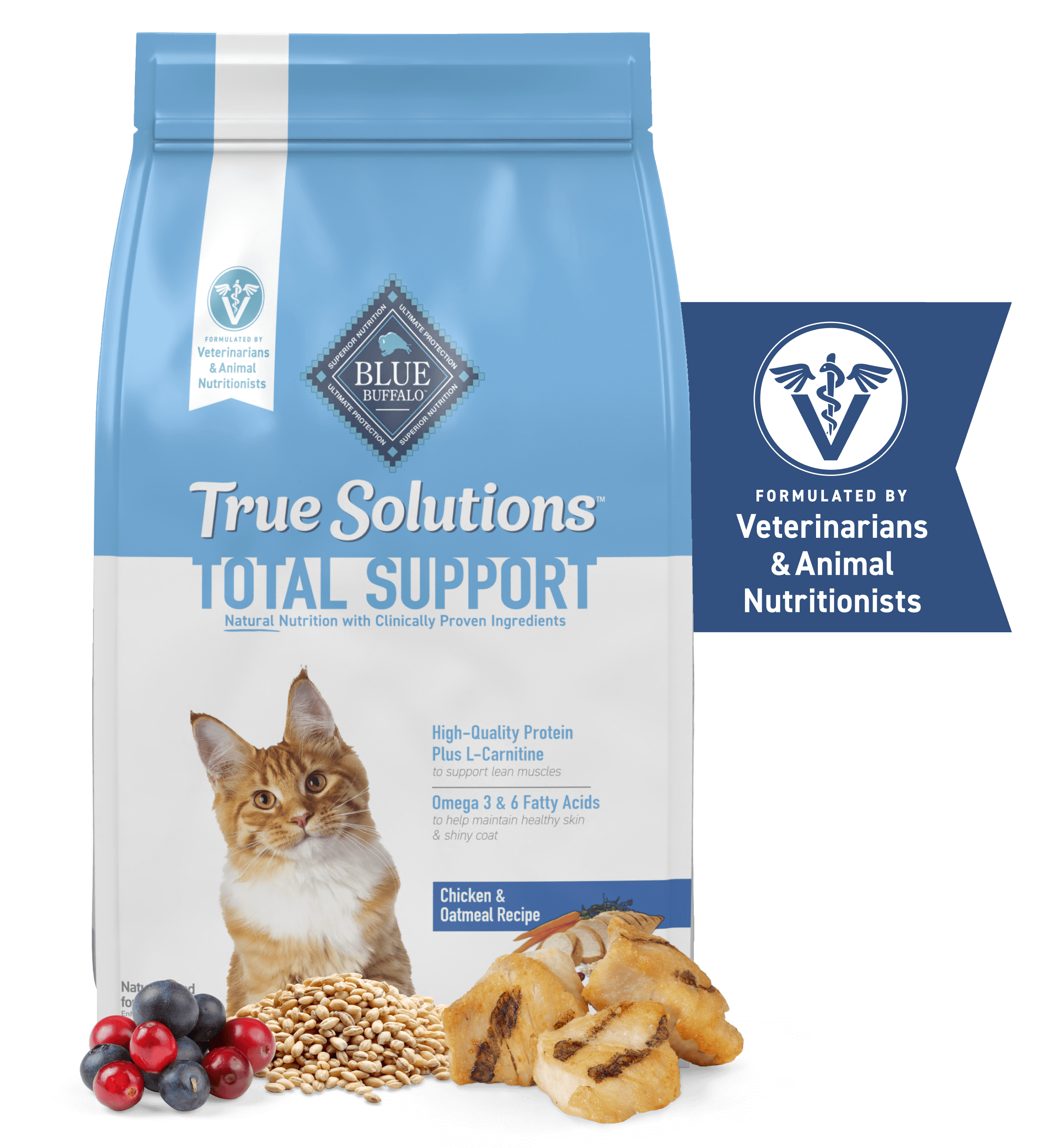 Bag of BLUE True Solutions™ Fab Feline cat food
