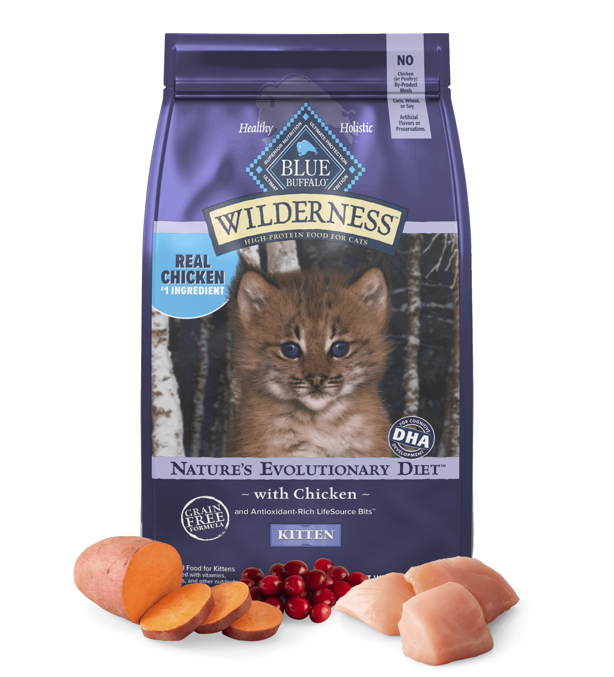 Blue Wilderness Kitten Chicken Formula Dry Kitten food