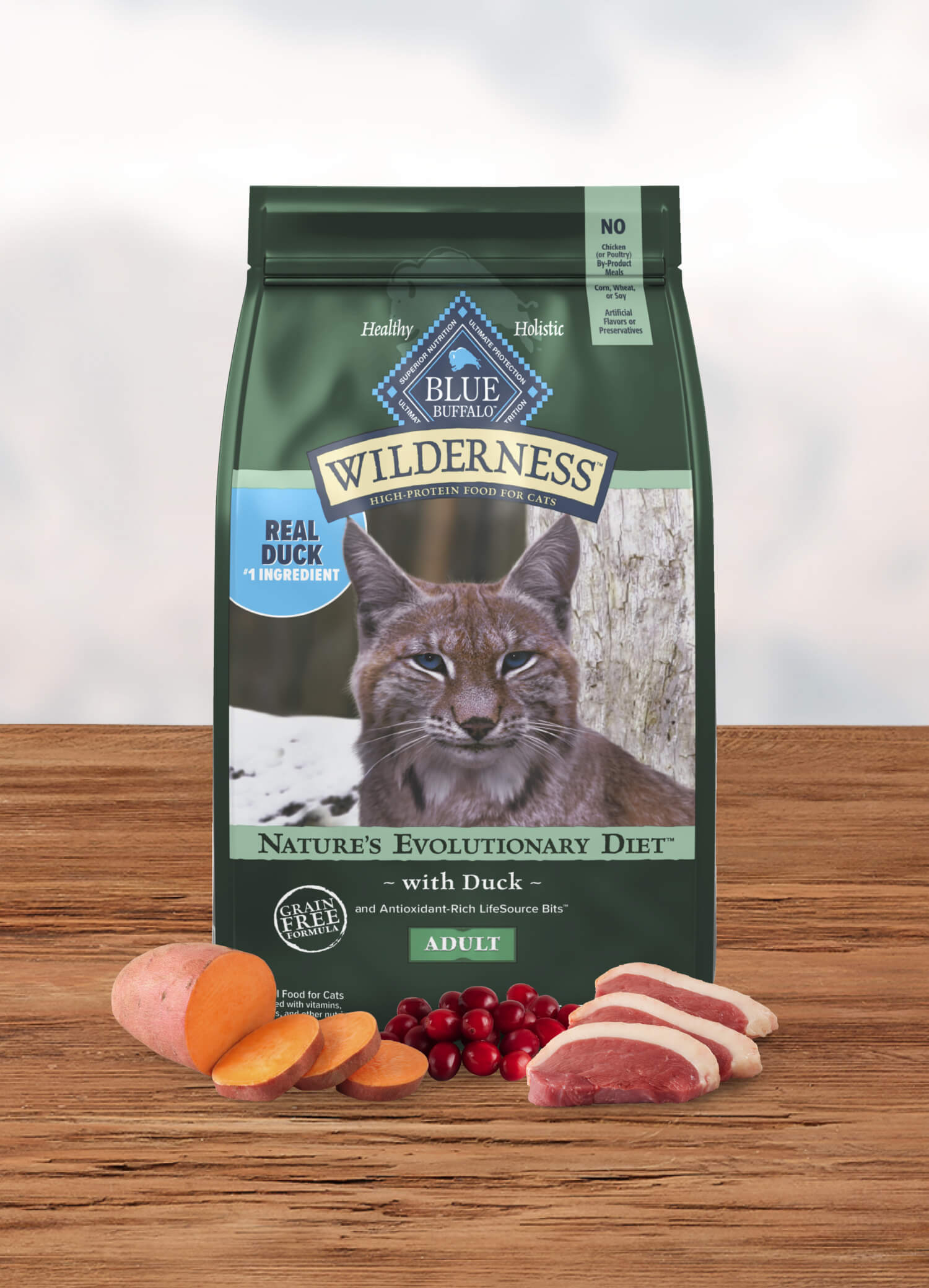 Blue Wilderness Adult Cat Duck Dry Cat Food