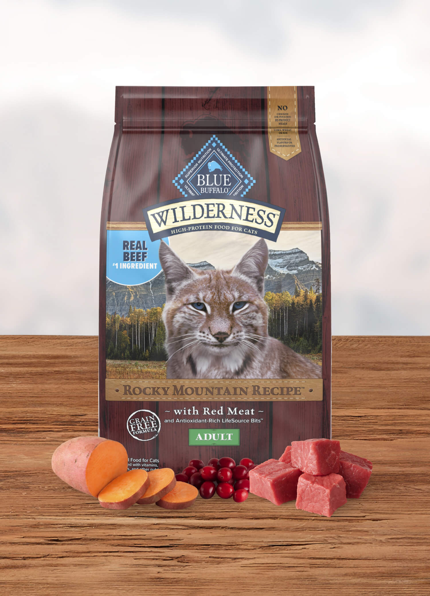 Wilderness Rocky Mountain Recipe Adult Cat Red Meat Dry Cat Food