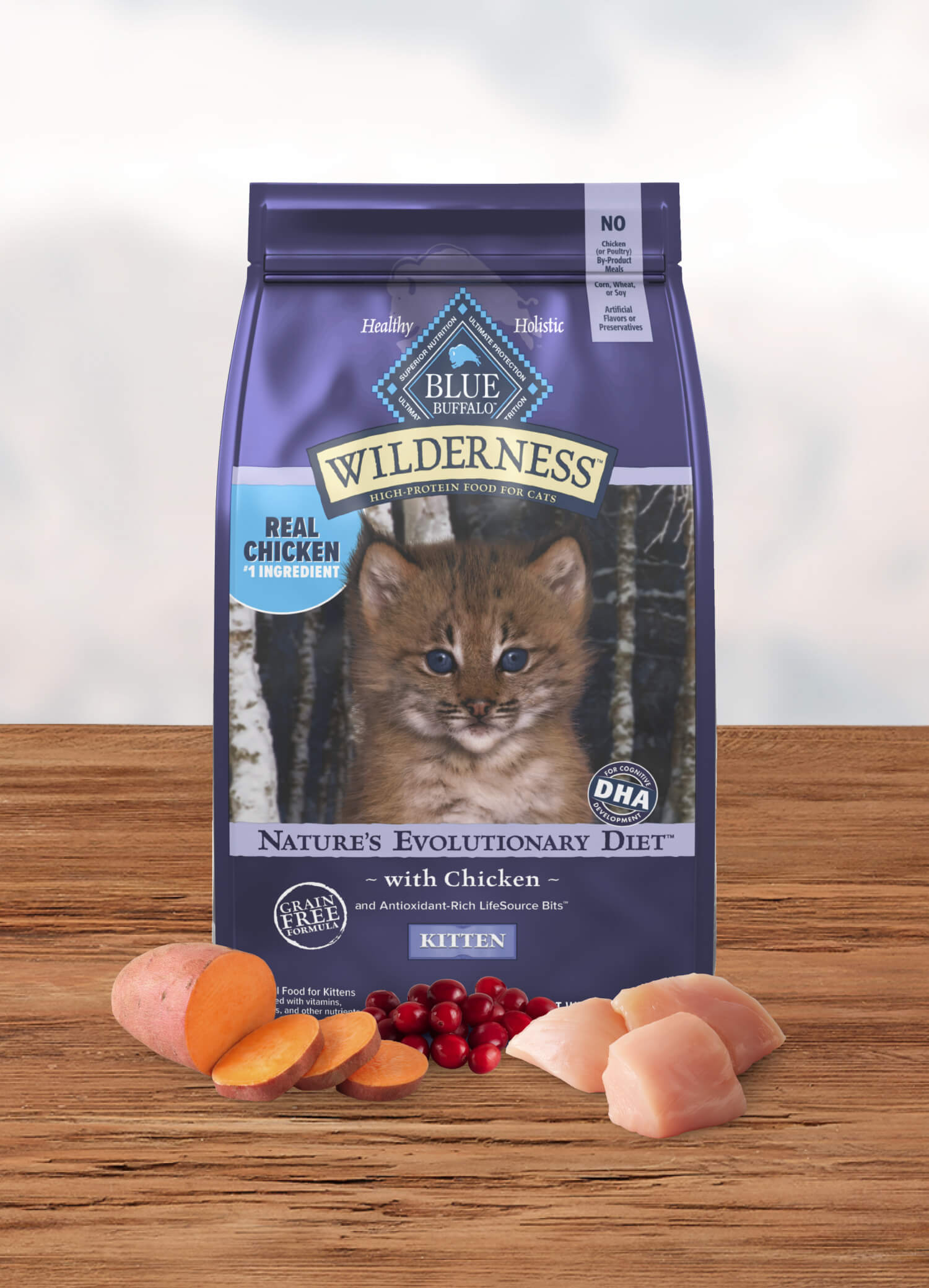 Blue Wilderness Kitten Chicken Formula Dry Kitten food