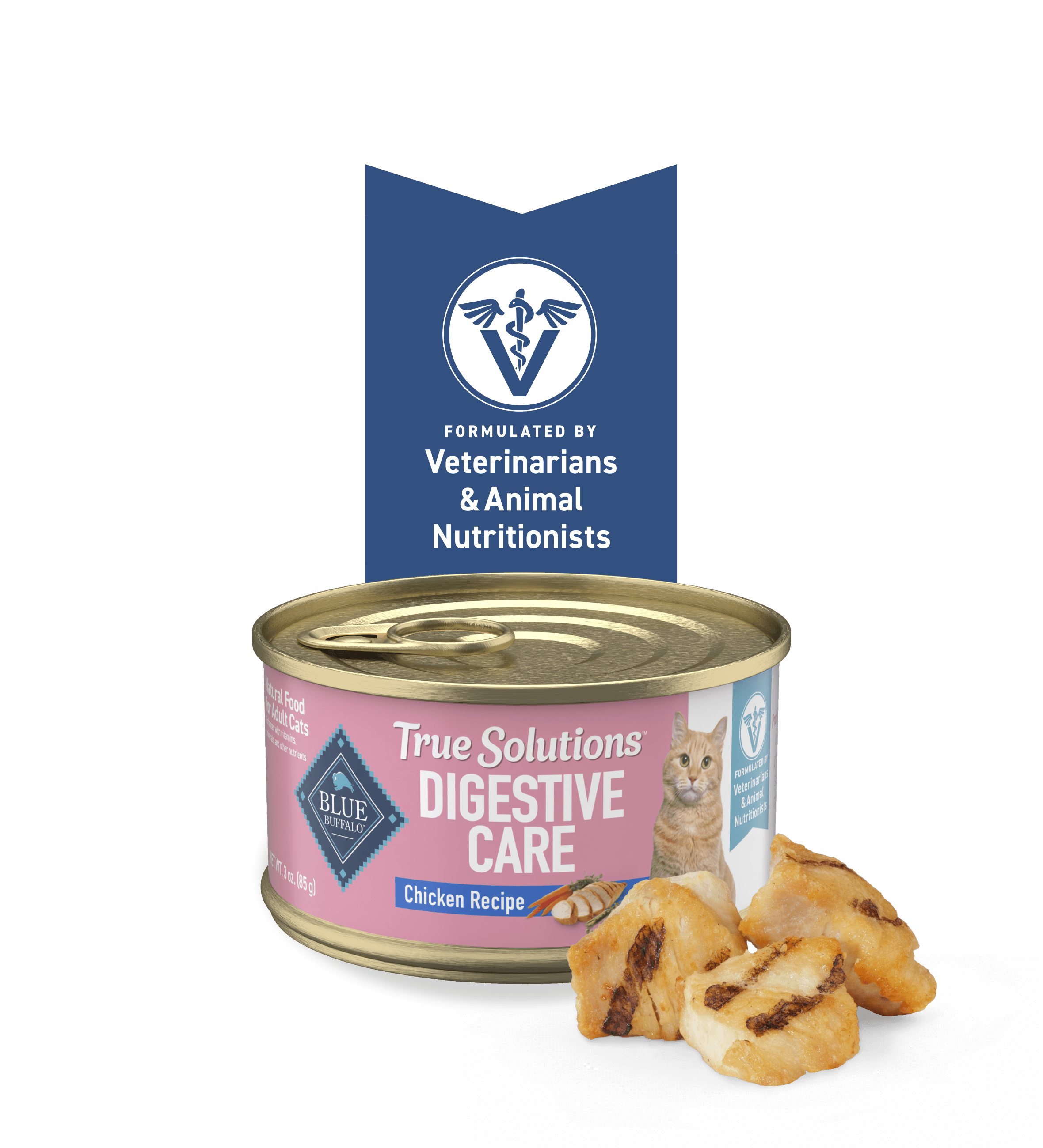 blue true solutions digestive care chicken recipe cat wet food