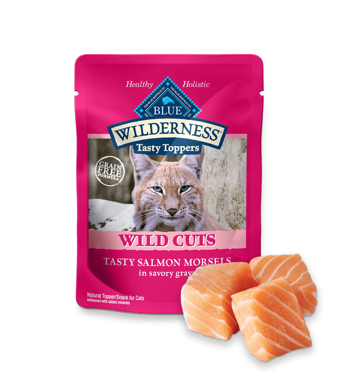 Pouch of wet cat food