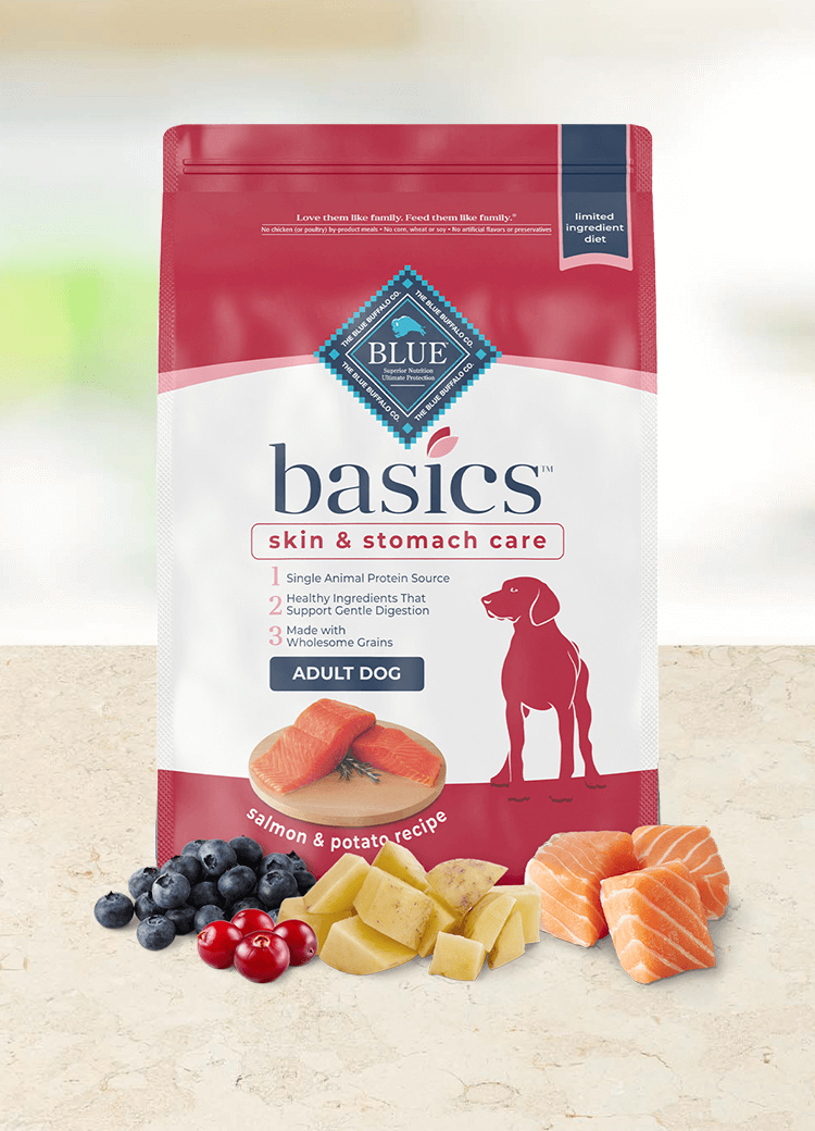 Dry bag of dog food