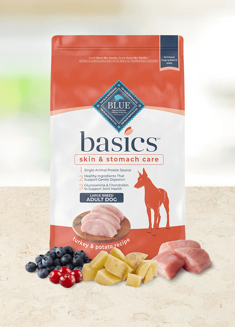 Dry bag of dog food