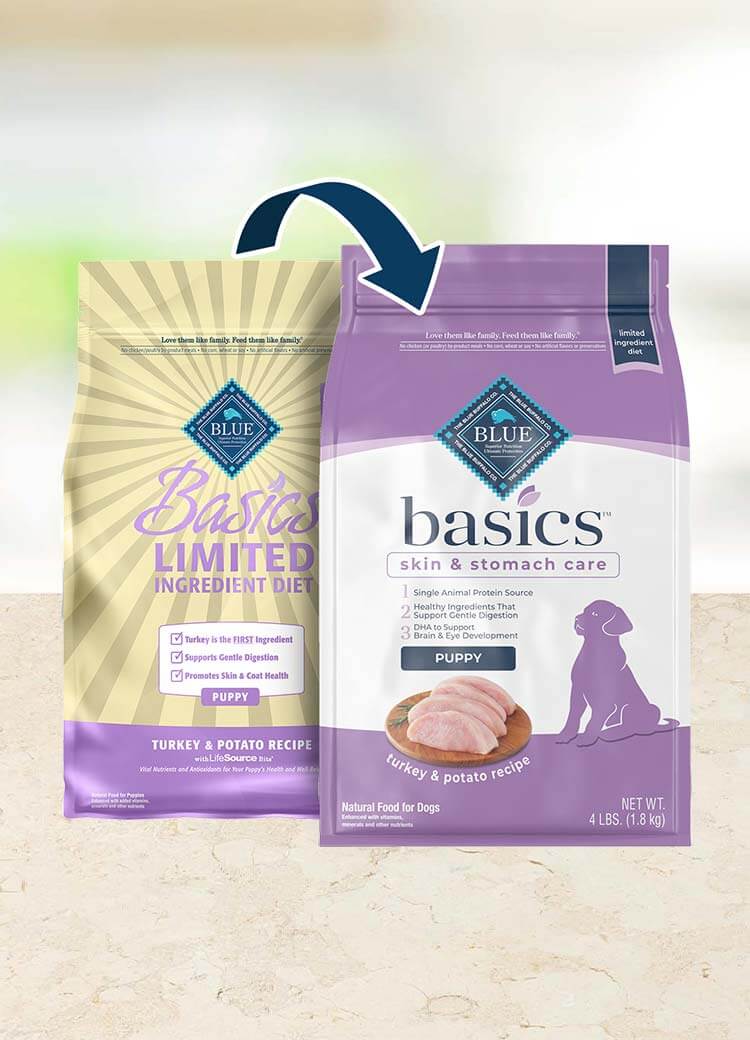 Dry bag of dog food