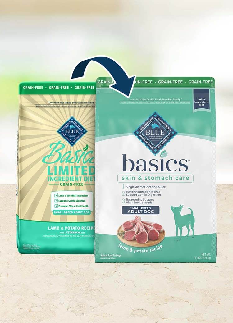 Dry bag of dog food