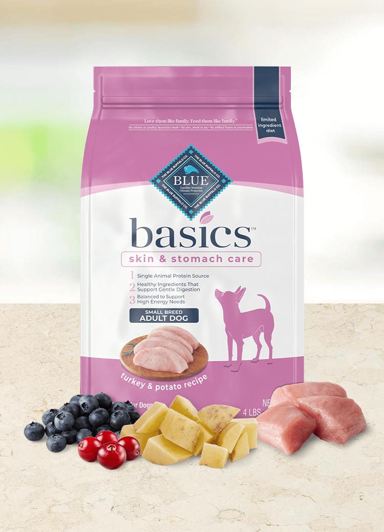 Dry bag of dog food