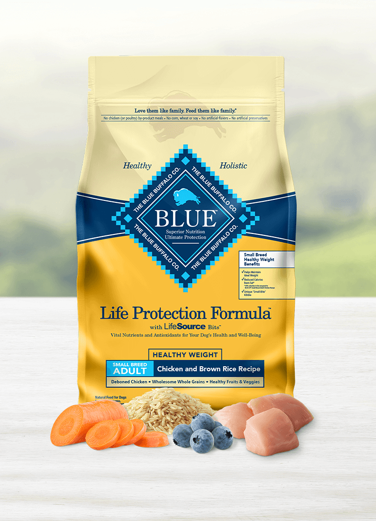 Dry bag of dog food