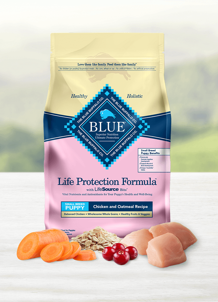 Dry bag of dog food