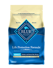 Dry bag of dog food
