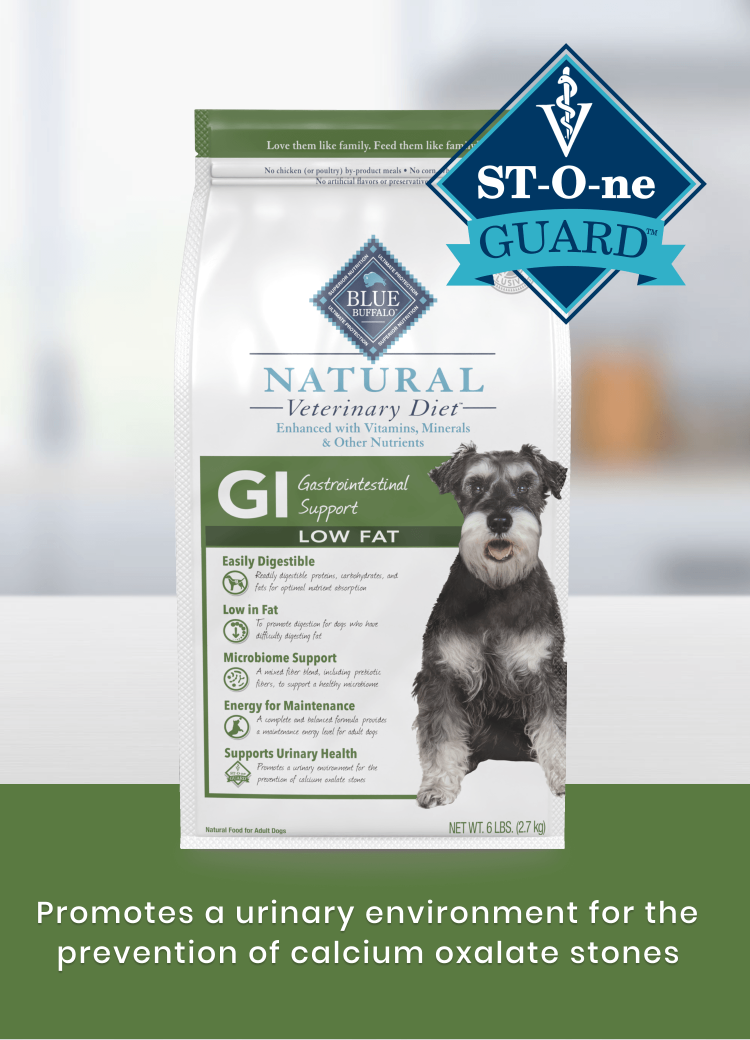 blue natural veterinary diet gi gastrointestinal support low fat dog dry food