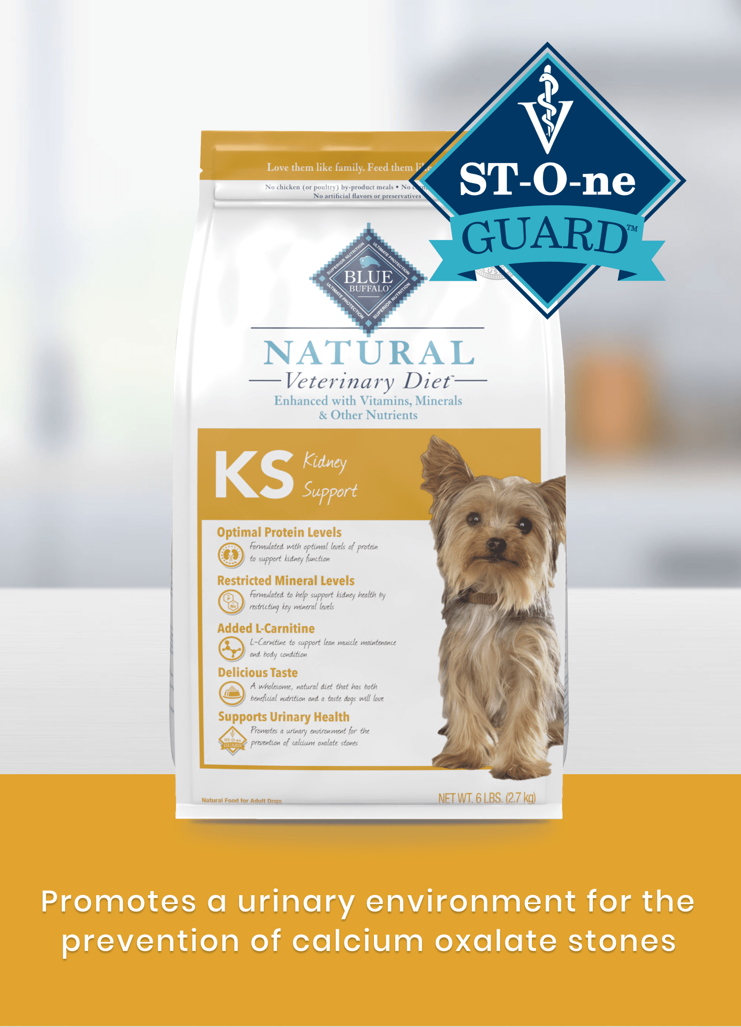 blue natural veterinary diet ks kidney support dog dry food