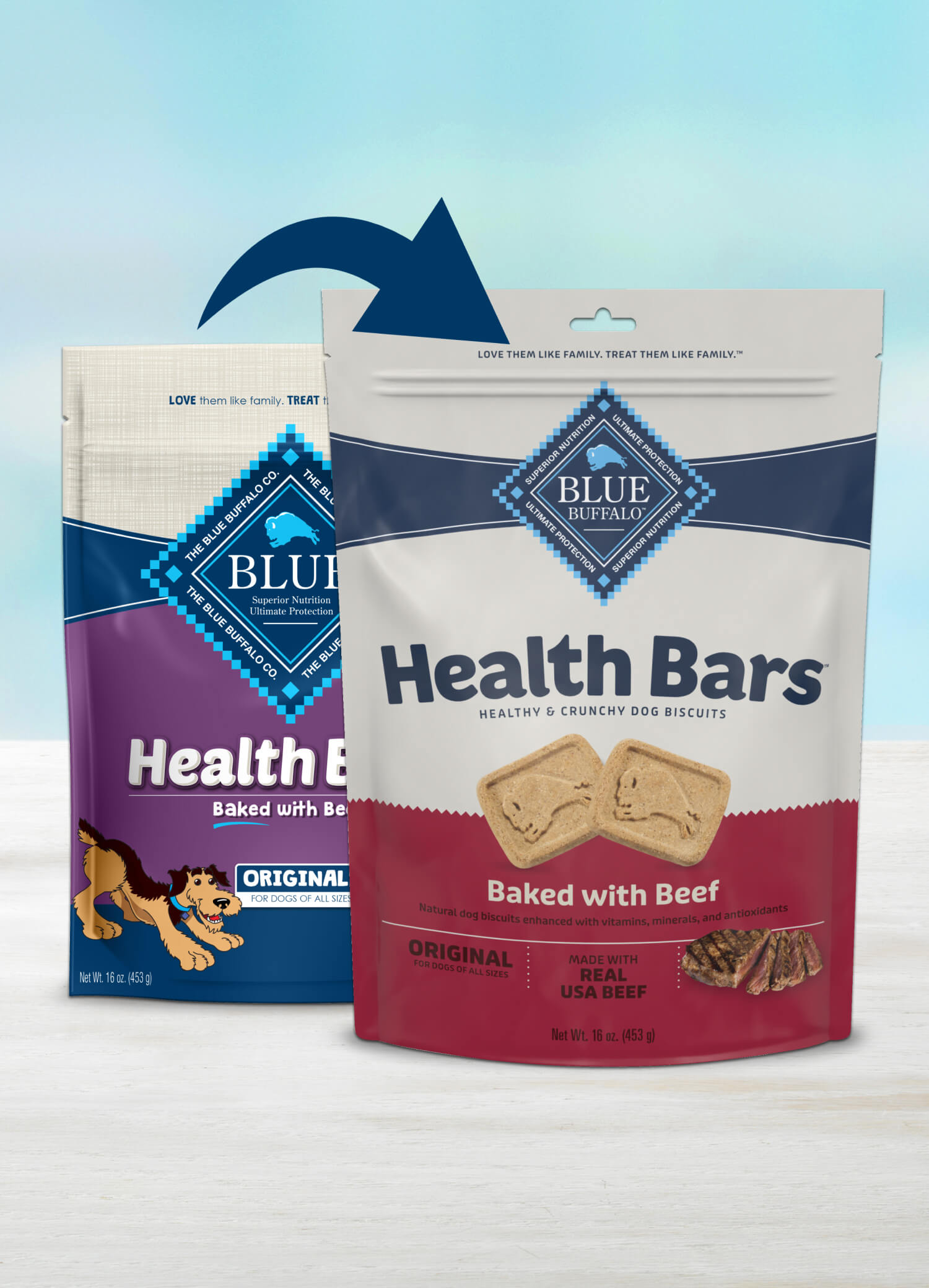 BLUE Health Bars With Beef