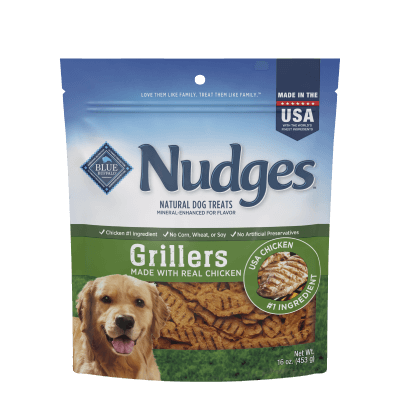 BLUE Nudges™ Grillers Dog Treats - Chicken