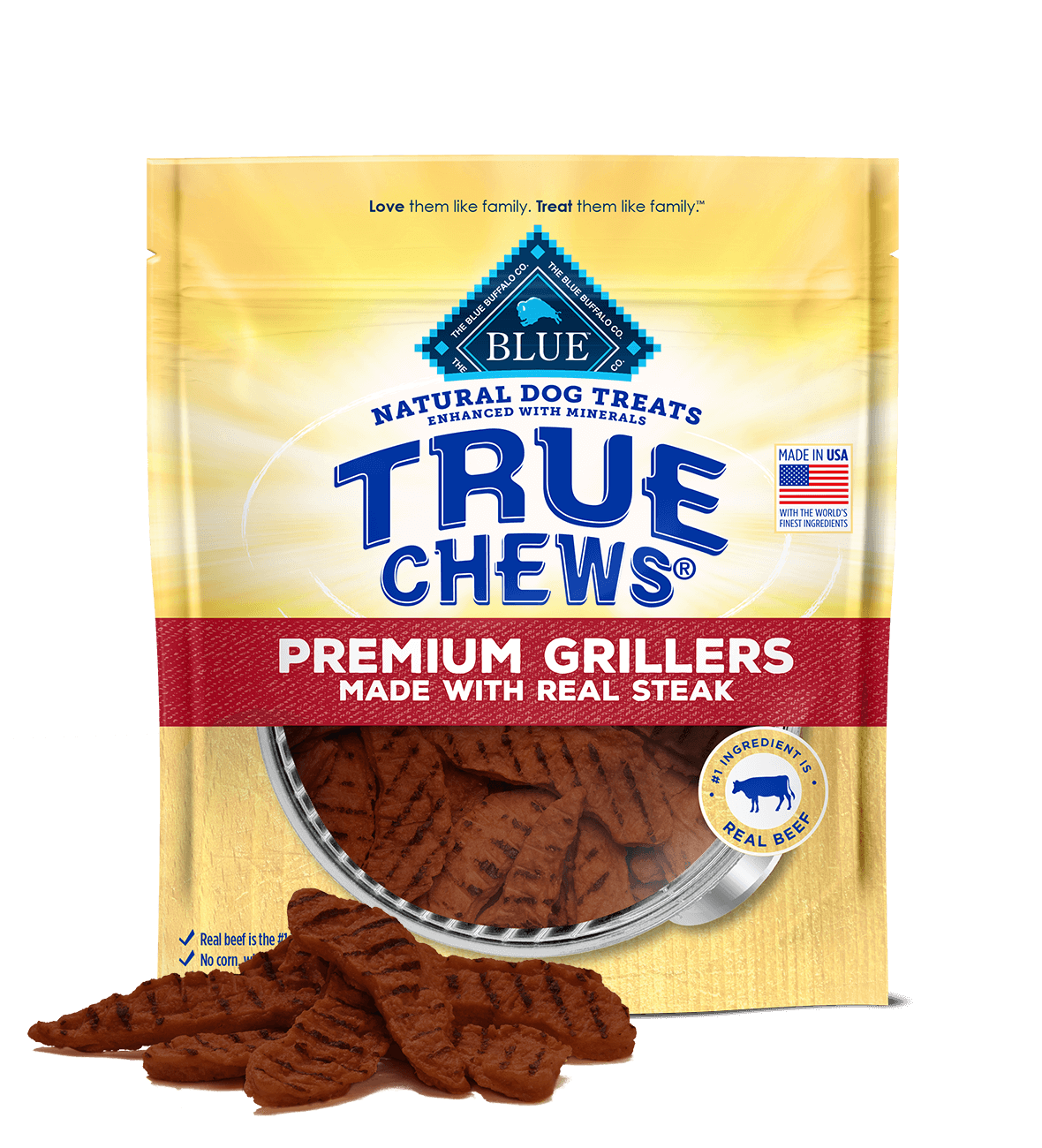 True Chews Dog Griller Steak
