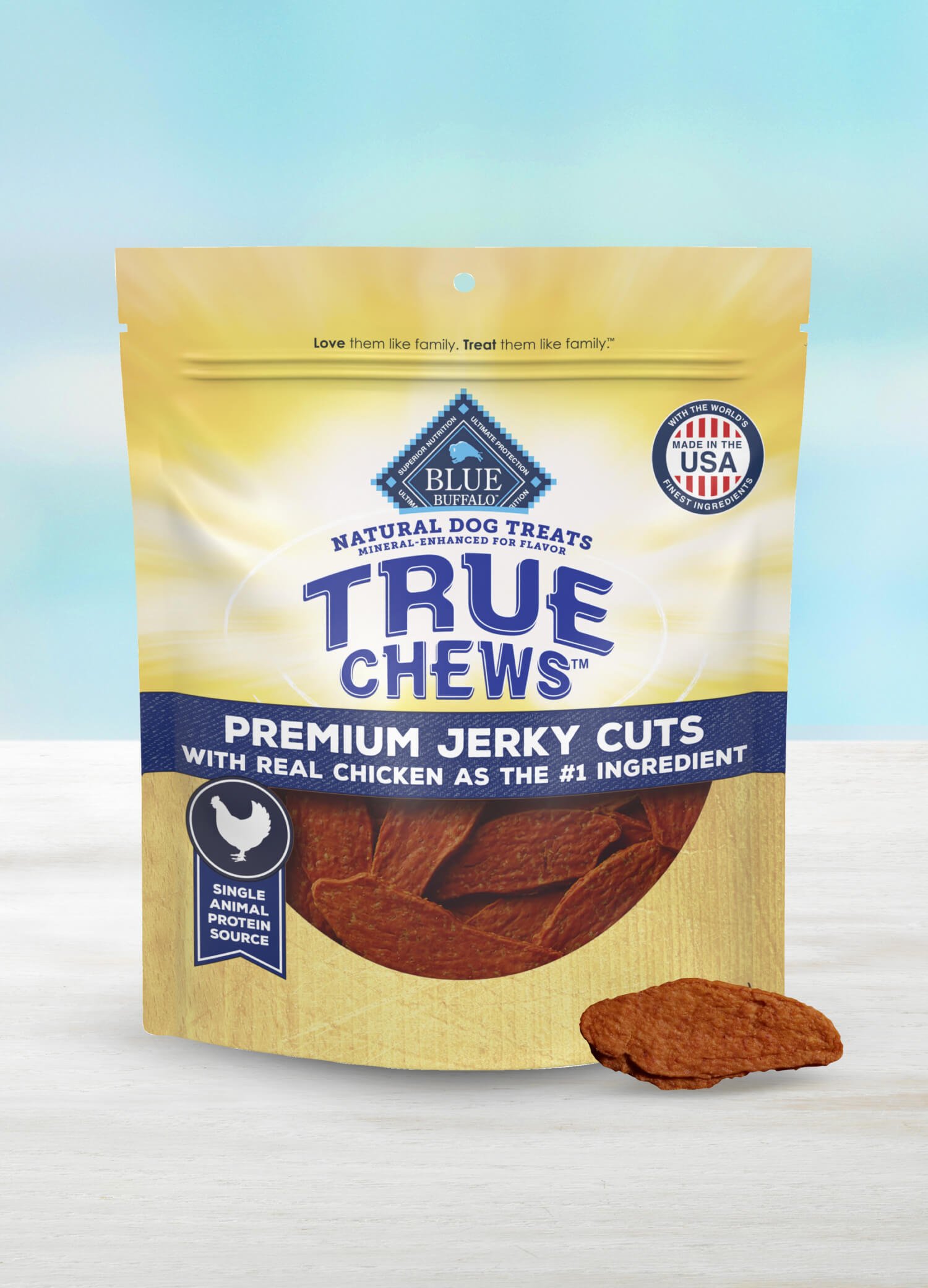blue true chews meaty premium chicken jerky cuts dog treats