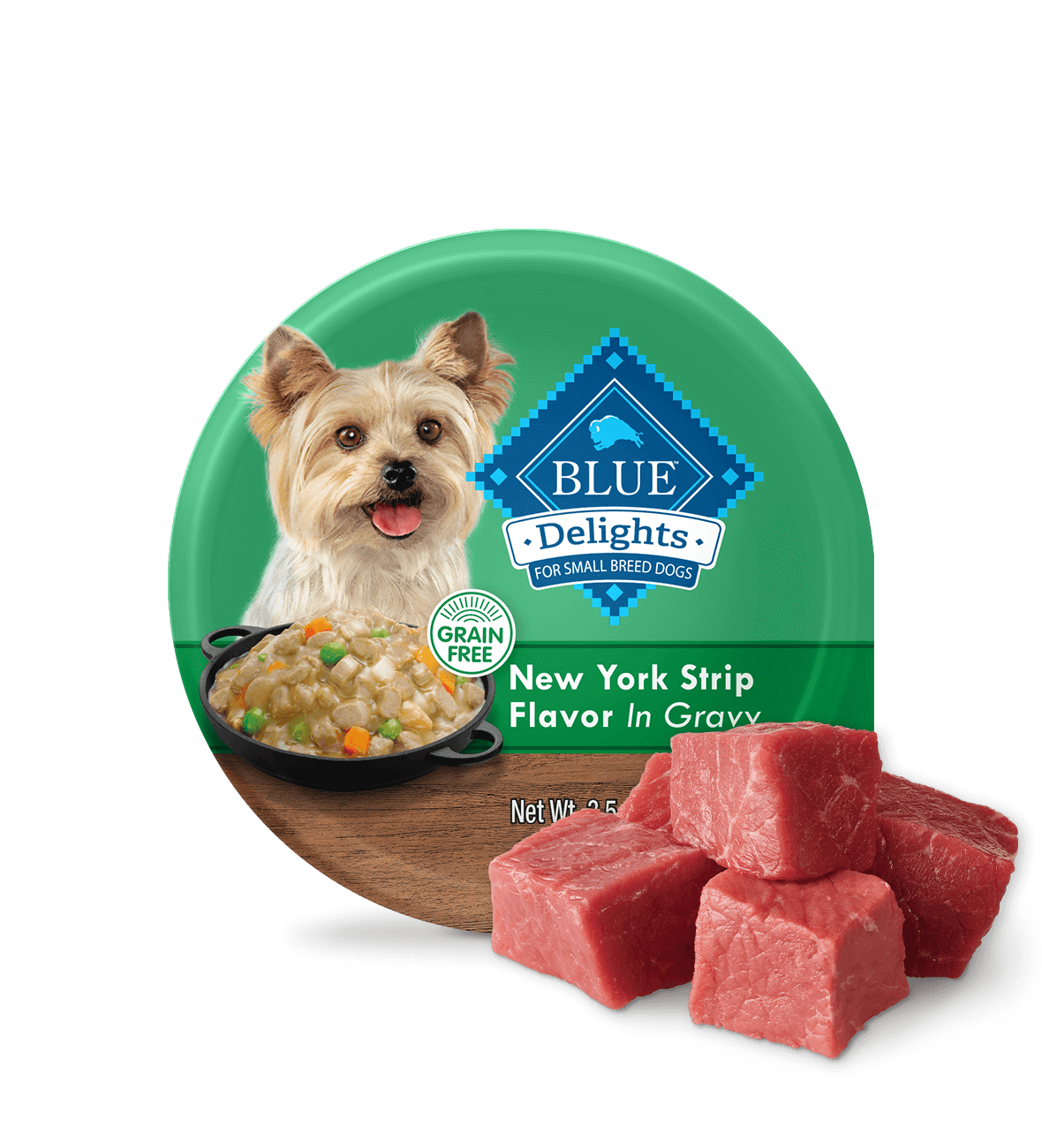 Can of wet dog food