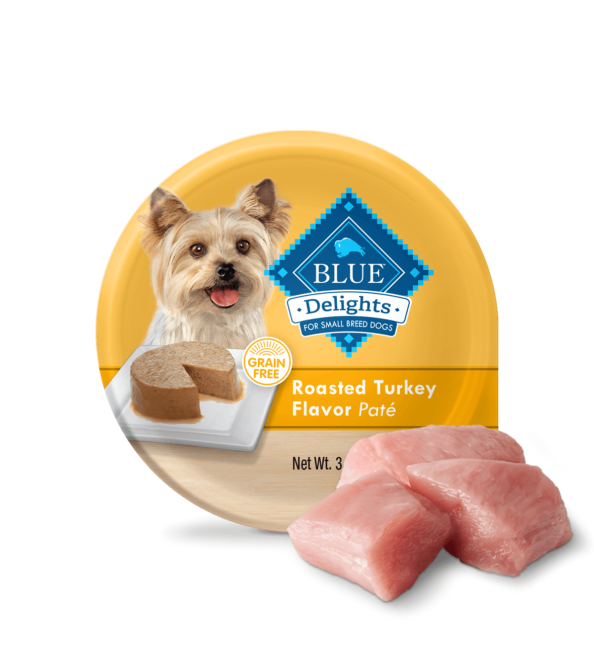 Can of wet dog food