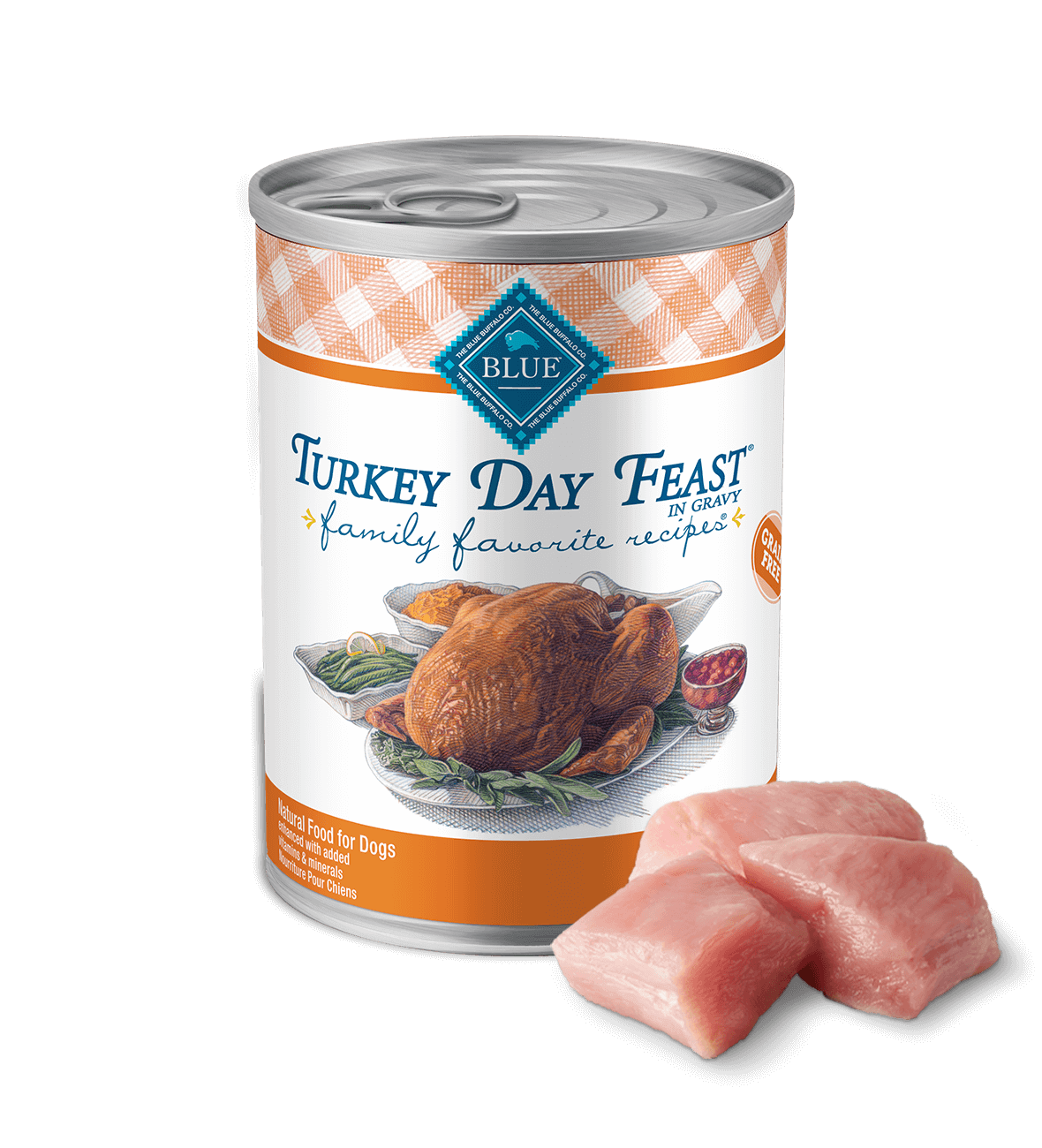 Can of wet dog food