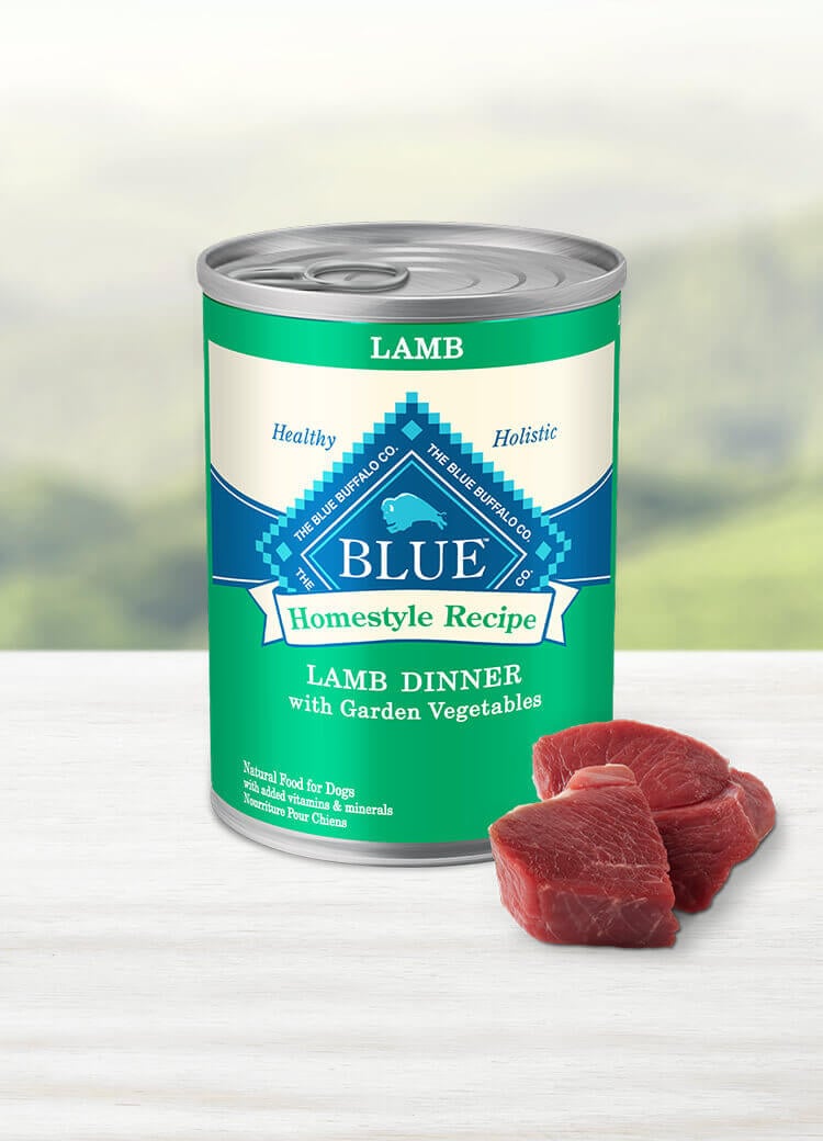 Can of wet dog food