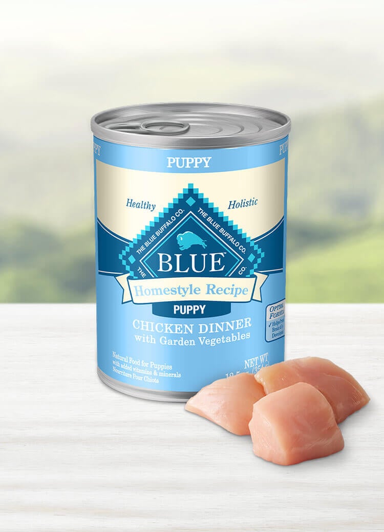 Can of wet dog food