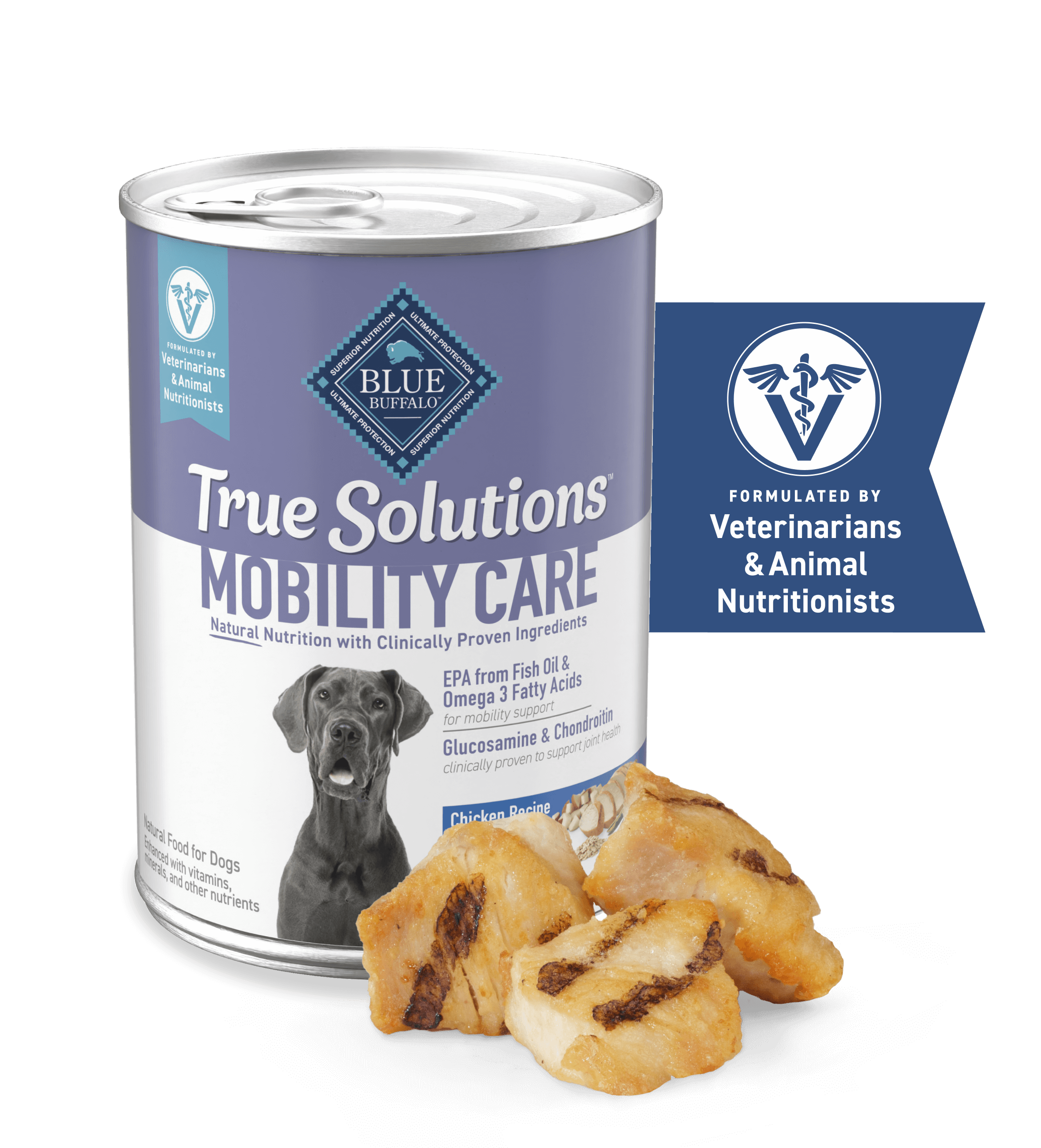 blue true solutions mobility care chicken recipe dog wet food