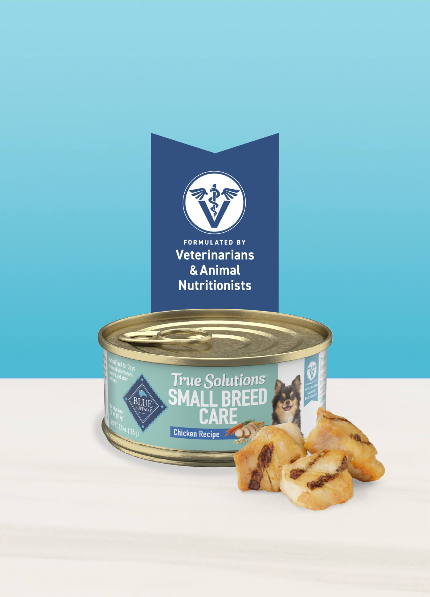 Can of BLUE True Solutions™ Small & Mighty dog food