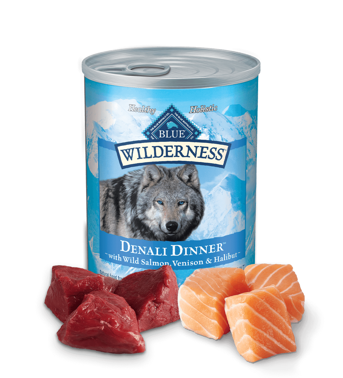 Can of wet dog food