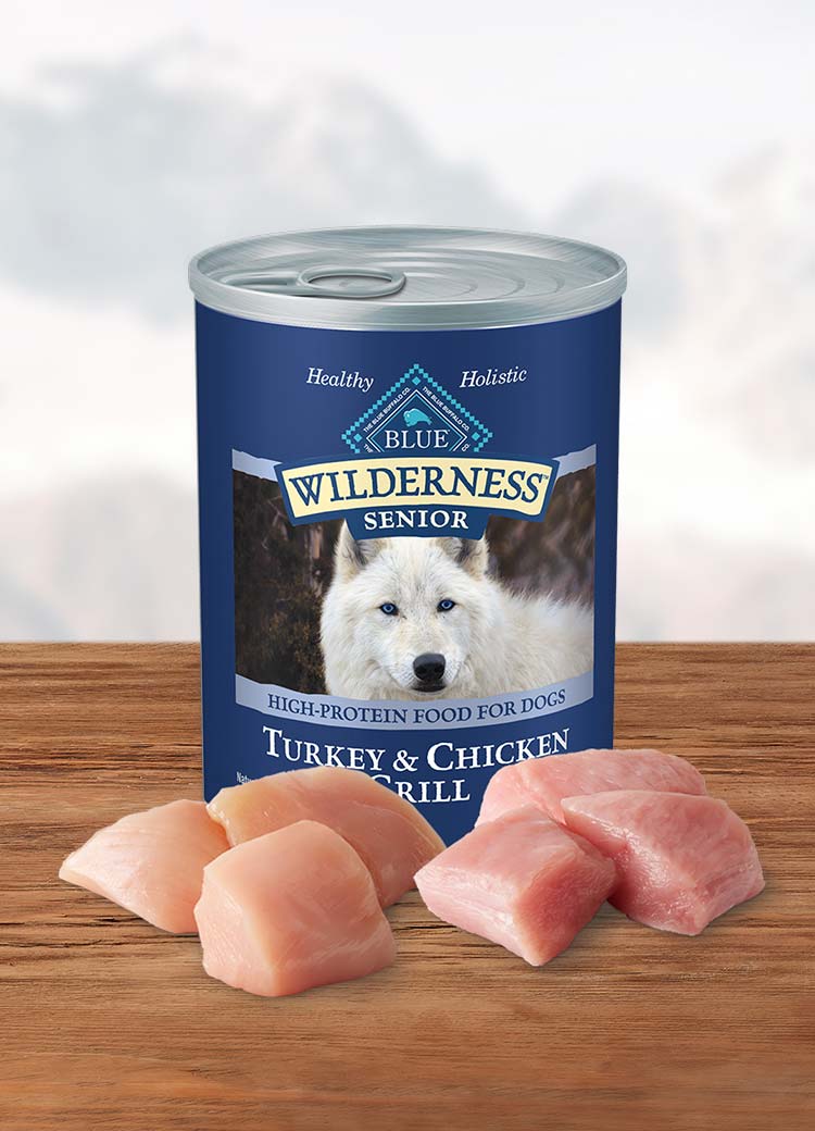 Can of wet dog food
